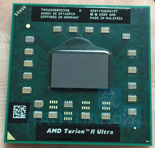 AMD Turion II Ultra Dual-Core Mobile M600 TMM600DBO23GQ 2.4G 2M cpu latop processor Socket S1
AMD Turion II Ultra Dual-Core Mobile M600 TMM600DBO23GQ 2.4G 2M cpu latop processor Socket S1