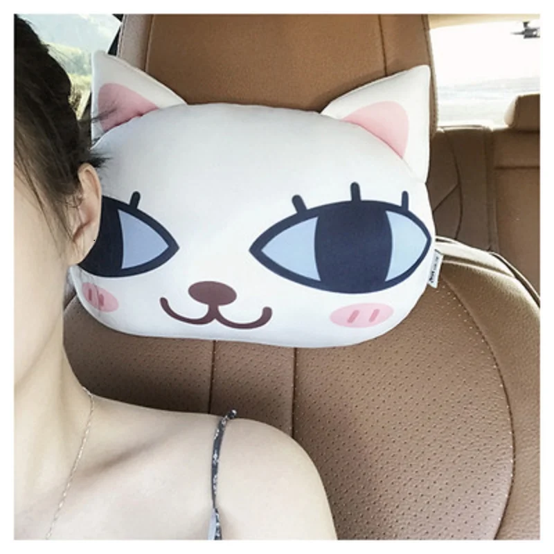 New Arrive Car Headrest Cartoon Cat Dog Head Nap Pillow Cushion Car Waist Pillow Cute Animal Emoji Cushions
New Arrive Car Headrest Cartoon Cat Dog Head Nap Pillow Cushion Car Waist Pillow Cute Animal Emoji Cushions