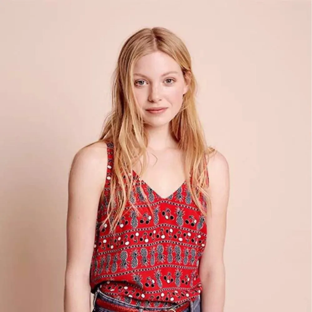 sia positano top polka dot 100% Viscose print Camis thin straps French sweetheart pineapple printed wild sleeveless vest
sia positano top polka dot 100% Viscose print Camis thin straps French sweetheart pineapple printed wild sleeveless vest