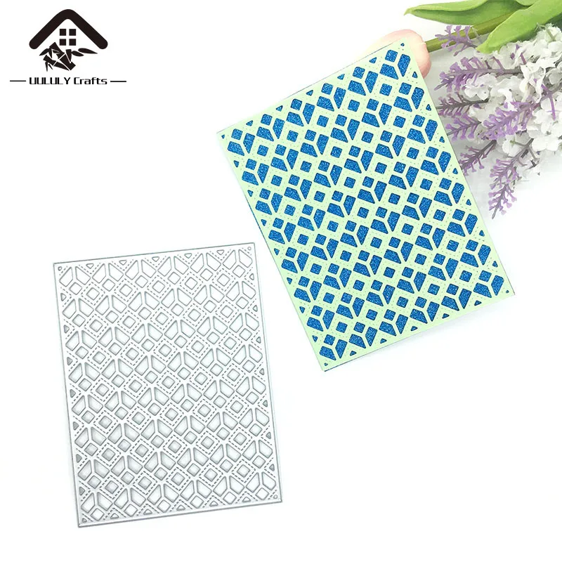 Uululy Crafts Grid Background Small diamond Square Frame Metal Cutting Dies For Scrapbooking DIY Cards Album Decor Embossing
Uululy Crafts Grid Background Small diamond Square Frame Metal Cutting Dies For Scrapbooking DIY Cards Album Decor Embossing