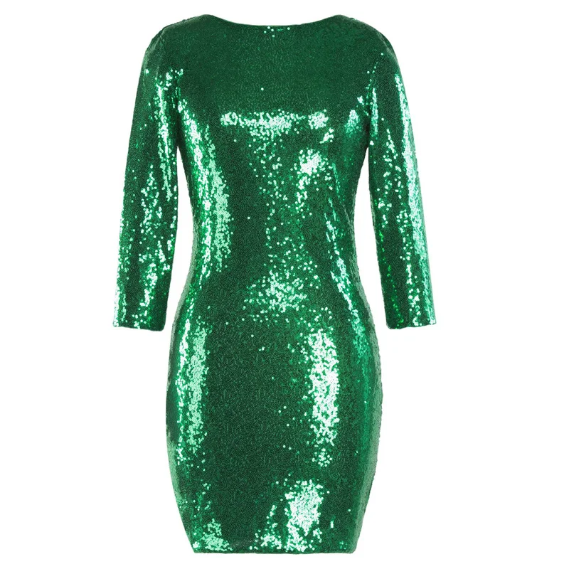 green dress