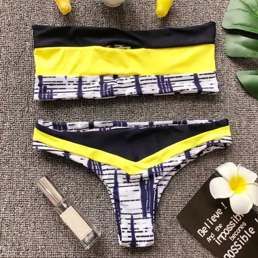 Enchanting Women Sexy Patchwork Bikini Push-Up Padded Swimwears Swimsuit Bathing Beachwear Popular Women's Swimsuits Biquini
Enchanting Women Sexy Patchwork Bikini Push-Up Padded Swimwears Swimsuit Bathing Beachwear Popular Women's Swimsuits Biquini