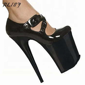 2018 New Fashion 20cm Super High Heels Fine with Waterproof Platform Thick Base Patent Leather Shoes
2018 New Fashion 20cm Super High Heels Fine with Waterproof Platform Thick Base Patent Leather Shoes