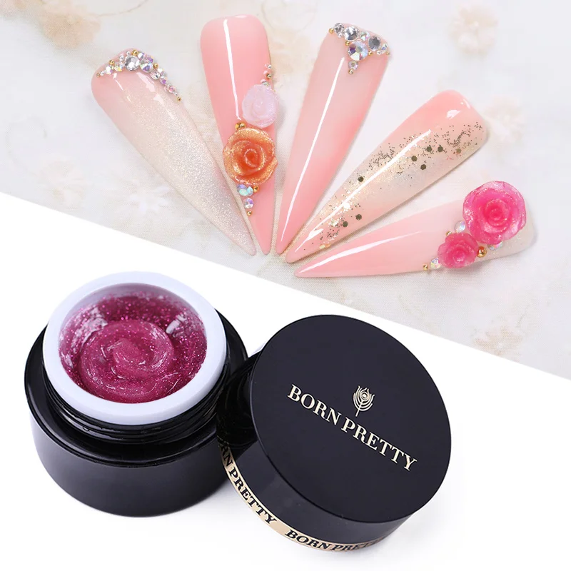 BORN PRETTY 5ml Shimmer Glitter Carve Gel White Pink Long Lasting Color Design Soak Off UV Gel 3D Nail Art Gel Polish
BORN PRETTY 5ml Shimmer Glitter Carve Gel White Pink Long Lasting Color Design Soak Off UV Gel 3D Nail Art Gel Polish