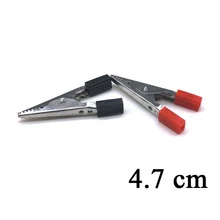 10 pcs/lot Cold Pressing 47 MM Metal Crocodile Clips plastic PVC Iron Alligator Clips Electrical Clamp for Testing Probe Meter
10 pcs/lot Cold Pressing 47 MM Metal Crocodile Clips plastic PVC Iron Alligator Clips Electrical Clamp for Testing Probe Meter