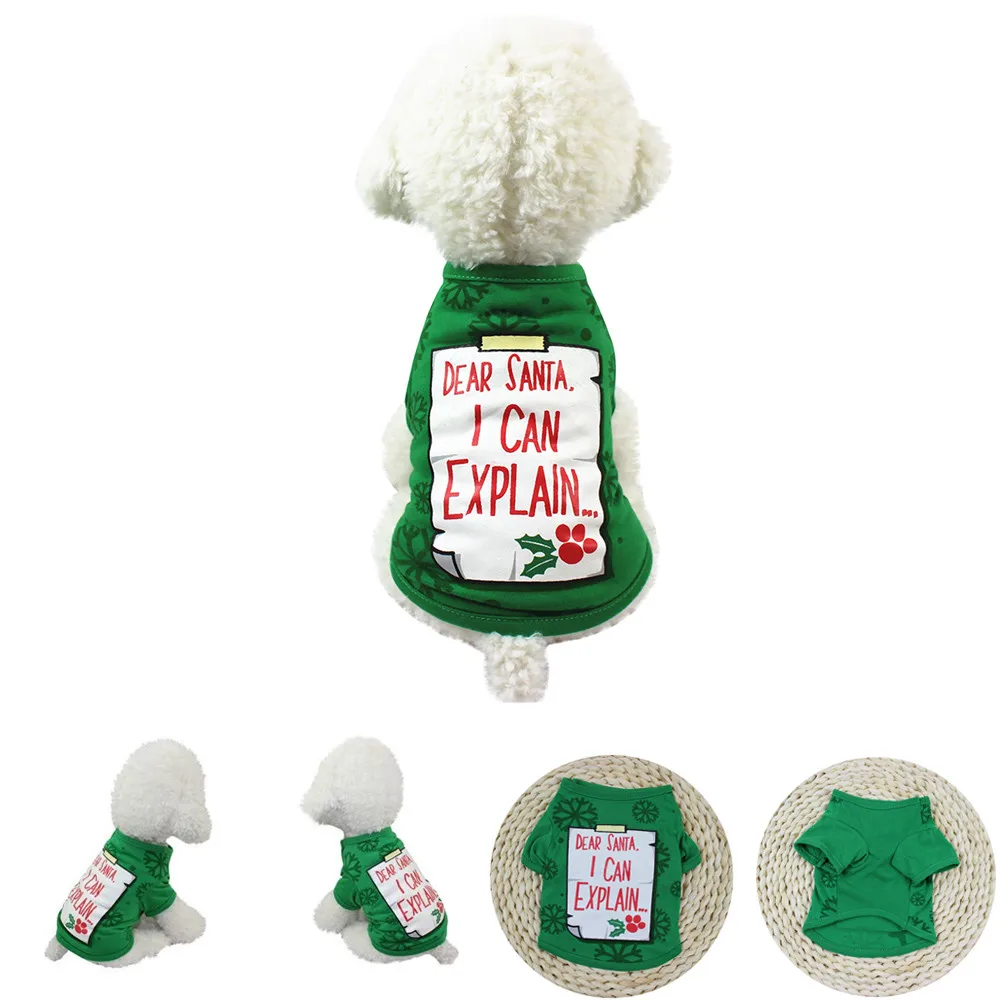 warm clothes pour chien Christmas Dog Clothing Polyester T shirt Puppy Costume deguisement chien noel sudadera perro
warm clothes pour chien Christmas Dog Clothing Polyester T shirt Puppy Costume deguisement chien noel sudadera perro