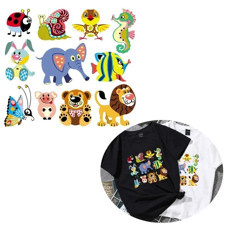 Patch Patch Embroidered Thermoadhesive Backpack Bear Fish Grizzly Biker Biker