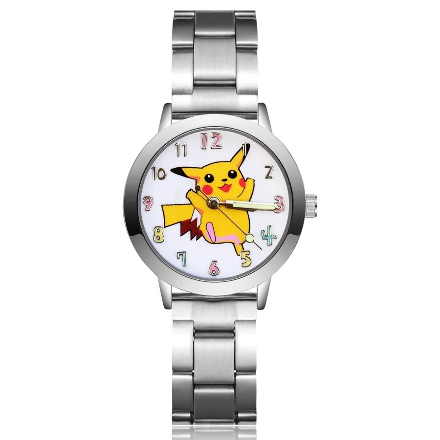 Cute Cartoon Pikachu style Children's Watches Kids Student Girls boys Quartz Metal steel Wrist Watch JA119
Cute Cartoon Pikachu style Children's Watches Kids Student Girls boys Quartz Metal steel Wrist Watch JA119