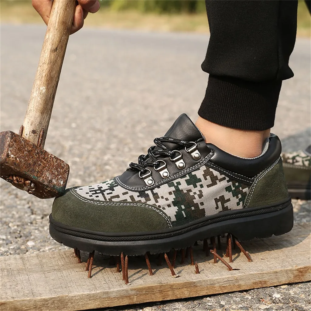 Men's Unisex Breathable Steel Toe Cap Work Safety Shoes Couple Fashion Insurance Shoes Anti-Piercing Camouflage Work Shoes
Men's Unisex Breathable Steel Toe Cap Work Safety Shoes Couple Fashion Insurance Shoes Anti-Piercing Camouflage Work Shoes