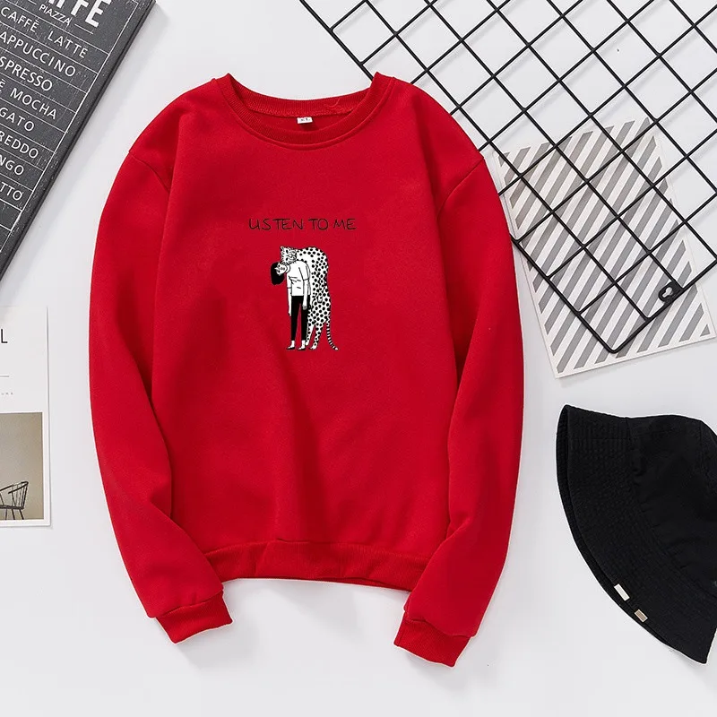 Women Sweatshirt Hoodies Long Sleeve Hooded Sweatshirt Hoodies For Women Printed O-neck Pullovers Tops
Women Sweatshirt Hoodies Long Sleeve Hooded Sweatshirt Hoodies For Women Printed O-neck Pullovers Tops