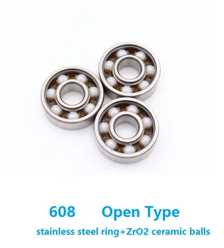 100pcs 608 stainless steel hybrid ZrO2 ceramic ball bearing Finger spinner bearing 8*22*7 mm roller skate wheel bearings
100pcs 608 stainless steel hybrid ZrO2 ceramic ball bearing Finger spinner bearing 8*22*7 mm roller skate wheel bearings