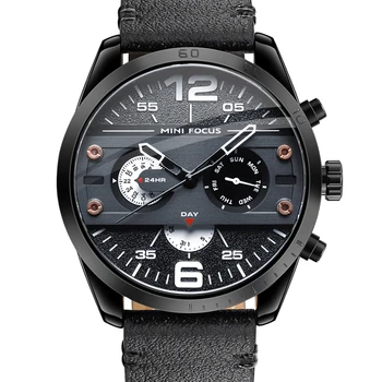 Black Chronograph Men's Casual Sport Quartz Watch Mens Watches Top Brand Luxury Leather Strap Military Watch Wrist Male Clock
Black Chronograph Men's Casual Sport Quartz Watch Mens Watches Top Brand Luxury Leather Strap Military Watch Wrist Male Clock