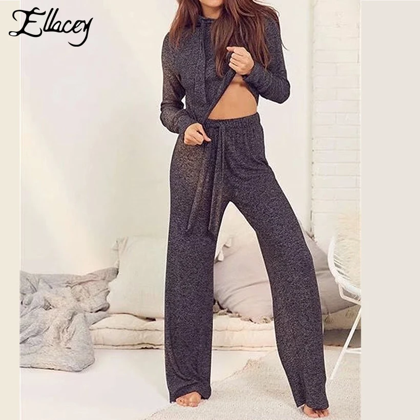 Ellacey Autumn Tracksuit for Women Hooded Sweatshirt and Wide Leg Pants Two Piece Set Casual Loose Pullovers 2 Piece Set Women
Ellacey Autumn Tracksuit for Women Hooded Sweatshirt and Wide Leg Pants Two Piece Set Casual Loose Pullovers 2 Piece Set Women