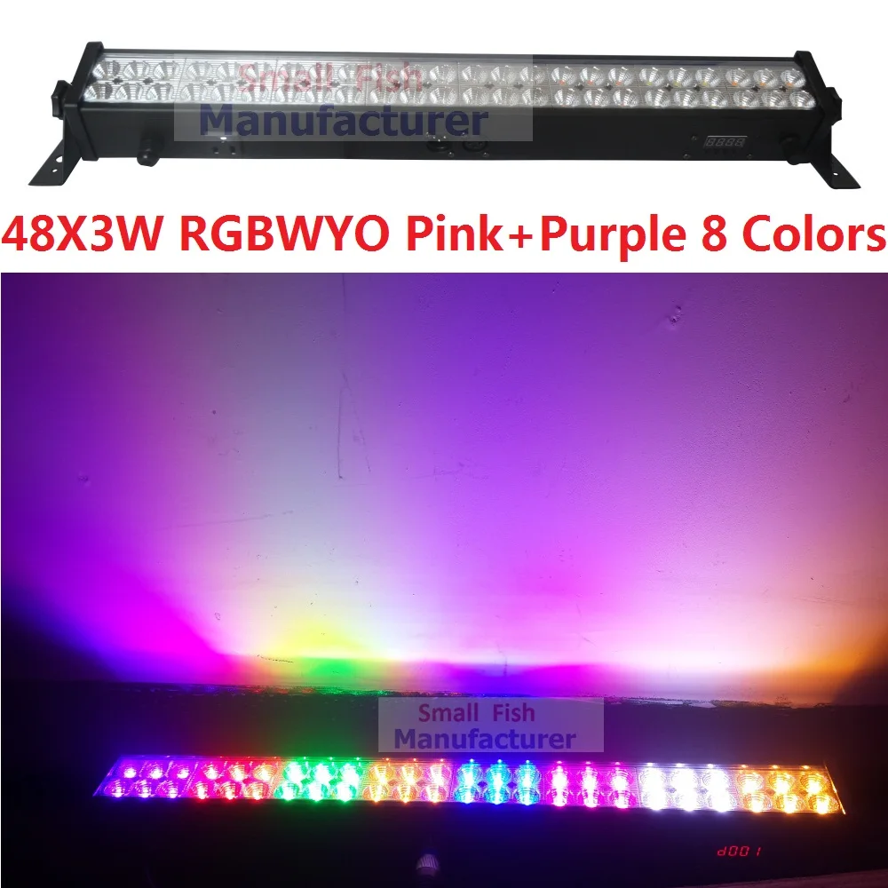 2017 New 48x3W RGBWYPOP 8 Colors Led Wall Wash Landscape Line Bar Light DMX512 Indoor LED Flood Down Lighting DJ DMX Disco Club
2017 New 48x3W RGBWYPOP 8 Colors Led Wall Wash Landscape Line Bar Light DMX512 Indoor LED Flood Down Lighting DJ DMX Disco Club