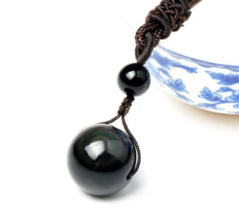 14mm Necklaces & Pendants Natural Stone For Women and Men Black Obsidian Rainbow Eye Beads Ball Transfer Lucky Love
14mm Necklaces & Pendants Natural Stone For Women and Men Black Obsidian Rainbow Eye Beads Ball Transfer Lucky Love