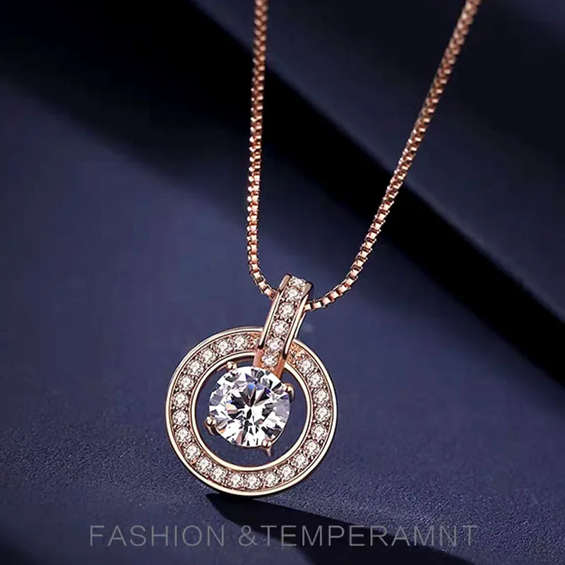 SINLEERY Classic Micro Paved Cubic Zirconia Hollow Round Necklace Pendants Women Silver /Rose Gold Color Chain Jewelry XL054 SSH
SINLEERY Classic Micro Paved Cubic Zirconia Hollow Round Necklace Pendants Women Silver /Rose Gold Color Chain Jewelry XL054 SSH