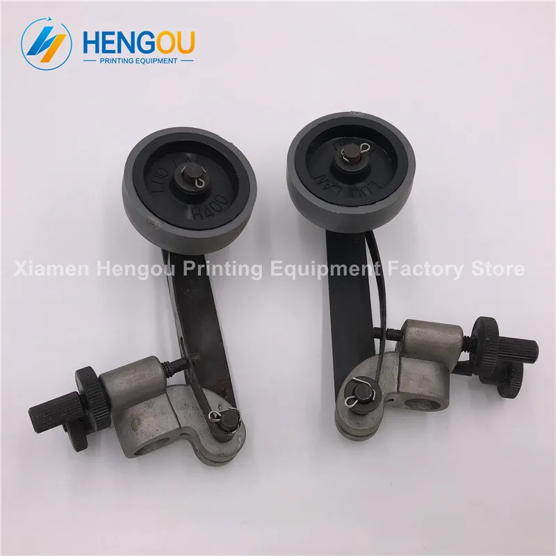 1 Pair black komori wheels Komori paper rubber wheel black komori wheels Hole Size=12mm Long 11cm OD=45mm
1 Pair black komori wheels Komori paper rubber wheel black komori wheels Hole Size=12mm Long 11cm OD=45mm