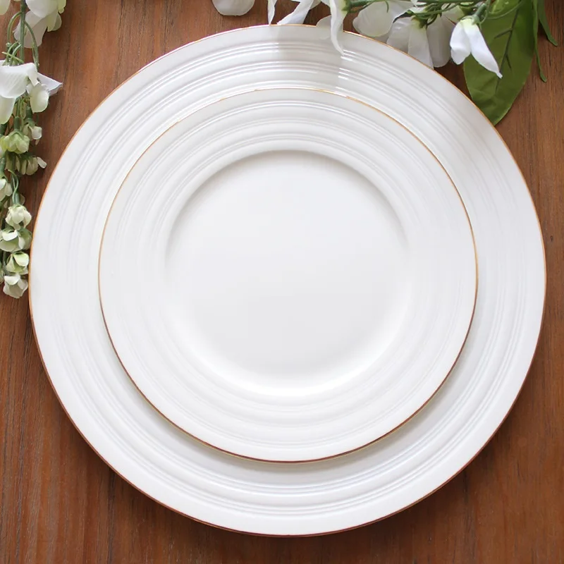 European Korean Phnom Penh tableware set pure white steak tray Western-style dish porcelain plate Bone China high grade gif
European Korean Phnom Penh tableware set pure white steak tray Western-style dish porcelain plate Bone China high grade gif