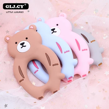 Baby Silicone Teethers DIY Animal Bear Teether Rodent Chew Kids Toys Teething beads Ring Gift Toddler Toy 1pcs
Baby Silicone Teethers DIY Animal Bear Teether Rodent Chew Kids Toys Teething beads Ring Gift Toddler Toy 1pcs