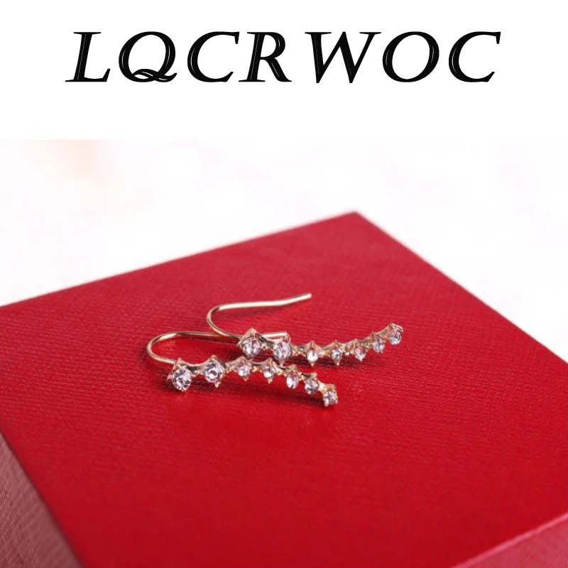 LQCRWOCThe Latest Fashion Super Cute Ear Climber Flash Five Square Zircon Ladies Earrings,Seven Rhinestone Star Ear Clip Jewelry
LQCRWOCThe Latest Fashion Super Cute Ear Climber Flash Five Square Zircon Ladies Earrings,Seven Rhinestone Star Ear Clip Jewelry