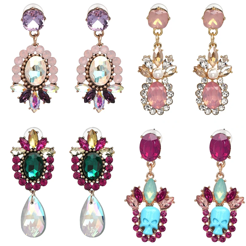 JUJIA 3 colors Good quality 2019 Trend fashion women oorbellen crystal vintage statement drop Earrings for women jewelry
JUJIA 3 colors Good quality 2019 Trend fashion women oorbellen crystal vintage statement drop Earrings for women jewelry