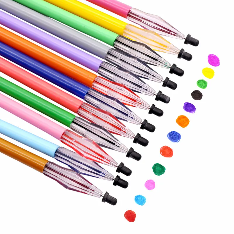 Multicolor Refill Gel Pen Refills Diamond Head Student School Office Stationery 12pcs Monochrome/12pcs Color Mixing Perfect
Multicolor Refill Gel Pen Refills Diamond Head Student School Office Stationery 12pcs Monochrome/12pcs Color Mixing Perfect