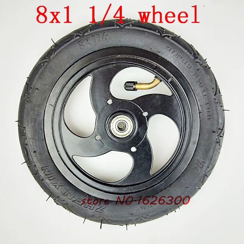 Size 8x1 1/4 tyre 32mm Width Inflated Tube With Aluminium Alloy Hub fits Kickscooter Scooter Wheel Size Wheel 8" Pneumatic Wheel
Size 8x1 1/4 tyre 32mm Width Inflated Tube With Aluminium Alloy Hub fits Kickscooter Scooter Wheel Size Wheel 8" Pneumatic Wheel