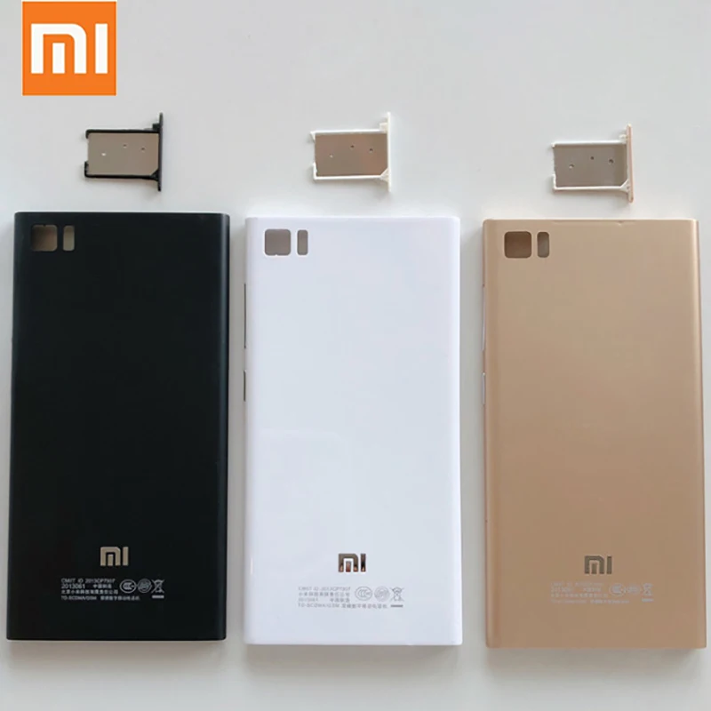WCDMA For Xiaomi 3 Battery Door Housing Original quality Back Rear Cover case For Xiaomi 3 Mi3 M3 + Buttons SIM Card Tray Holder
WCDMA For Xiaomi 3 Battery Door Housing Original quality Back Rear Cover case For Xiaomi 3 Mi3 M3 + Buttons SIM Card Tray Holder