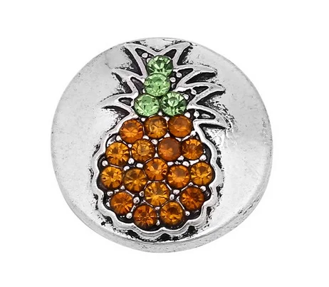 10pcs/lot Oil Painting Cute Pineapple Gold Resin Snap Buttons fit 18mm/20mm DIY Snap Bracelet Jewelry Making
10pcs/lot Oil Painting Cute Pineapple Gold Resin Snap Buttons fit 18mm/20mm DIY Snap Bracelet Jewelry Making