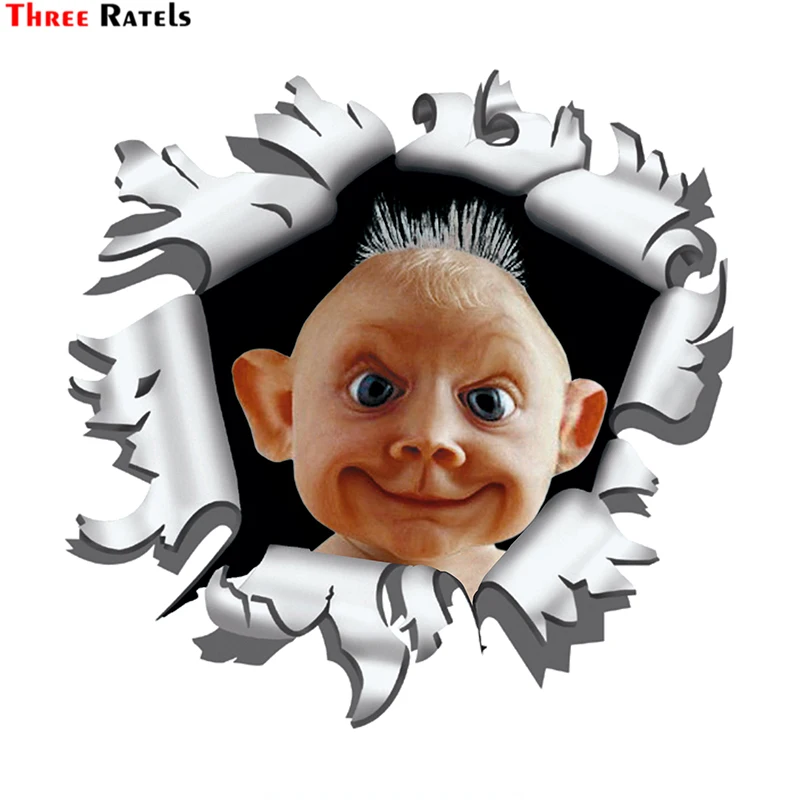 Three Ratels LCS280# 15.2x15cm Elf in the bullet hole colorful car sticker funny car stickers styling removable decal
Three Ratels LCS280# 15.2x15cm Elf in the bullet hole colorful car sticker funny car stickers styling removable decal