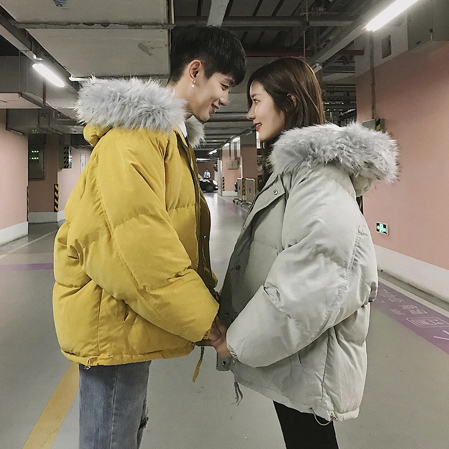 Winter Parka Men Jacket Thick Fur Hood Couple Bubble Coat Streetwear Korean Style Parka Homme Winter Jackets And Coats 50nx62
Winter Parka Men Jacket Thick Fur Hood Couple Bubble Coat Streetwear Korean Style Parka Homme Winter Jackets And Coats 50nx62