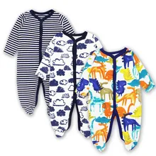 Jumpsuits da Roupa do bebê Recém-nascido Romper Do Bebê Menino Menina Roupas de Manga Longa Infantil Produto 2018 NewBaby Roupas(China)