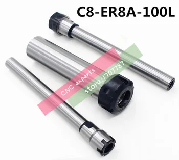 Free Shipping C8 ER8A 100L Collet Chuck Holder 100MM Extension Straight Shank for ER8 Collet with ER8A Nut
Free Shipping C8 ER8A 100L Collet Chuck Holder 100MM Extension Straight Shank for ER8 Collet with ER8A Nut