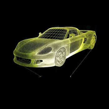 LED Super Sports Car Shape 3D Visual Table Lamp 7 Colors Changing Touch Button Acrylic Night Light USB Room Bedside Decor Gifts
LED Super Sports Car Shape 3D Visual Table Lamp 7 Colors Changing Touch Button Acrylic Night Light USB Room Bedside Decor Gifts