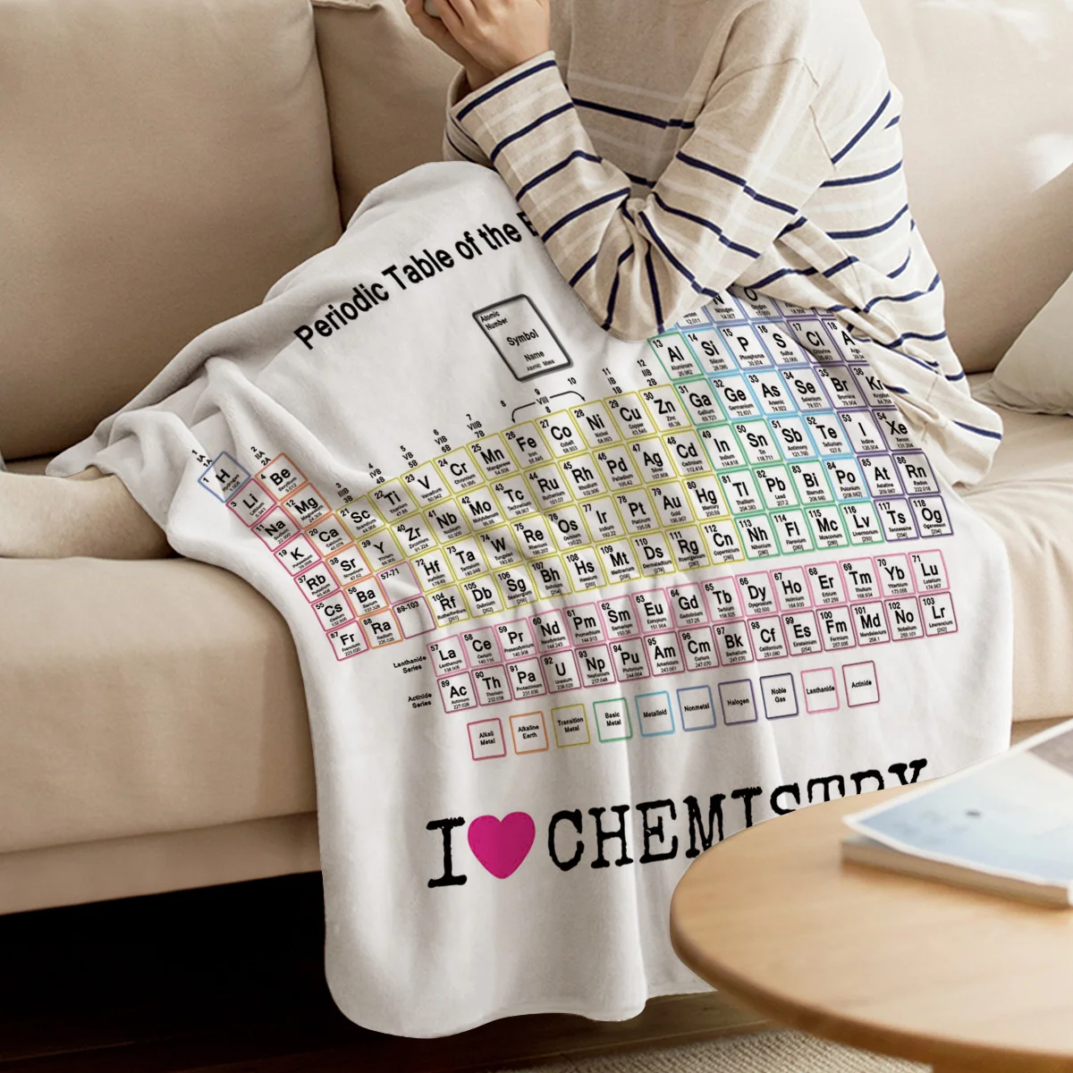 I LOVE Chemistry Throw Blanket Periodic Table Of Elements soft Warm Microfiber Blanket Flannel Blanket Student Accessories
I LOVE Chemistry Throw Blanket Periodic Table Of Elements soft Warm Microfiber Blanket Flannel Blanket Student Accessories