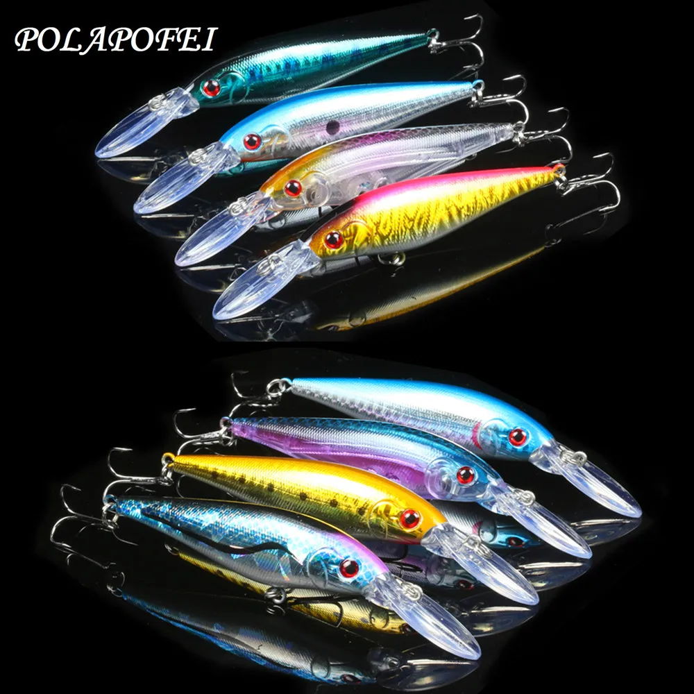 POLAPOFEI 8pcs Fishing Lure China Wobbler Pesca Peche Crankbait Artificial Bait Minnow Jerkbait Hook Yo Zuri Kosadaka C5
POLAPOFEI 8pcs Fishing Lure China Wobbler Pesca Peche Crankbait Artificial Bait Minnow Jerkbait Hook Yo Zuri Kosadaka C5