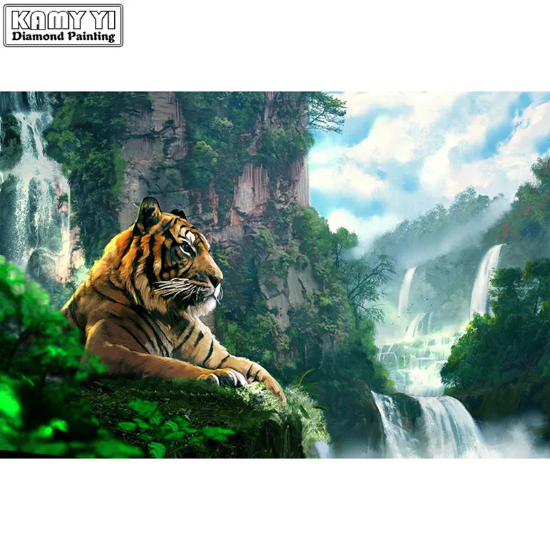 Full Diamond 5D DIY Diamond Painting tiger Embroidery Cross Stitch Rhinestone Mosaic Painting Decor
Full Diamond 5D DIY Diamond Painting tiger Embroidery Cross Stitch Rhinestone Mosaic Painting Decor