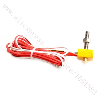 12/24V 3D Printer MK8 HotEnd Print Head, with thermistor & copper sleeve improved for MK8 Extruder , 1.75mm filament 
12/24V 3D Printer MK8 HotEnd Print Head, with thermistor & copper sleeve improved for MK8 Extruder , 1.75mm filament