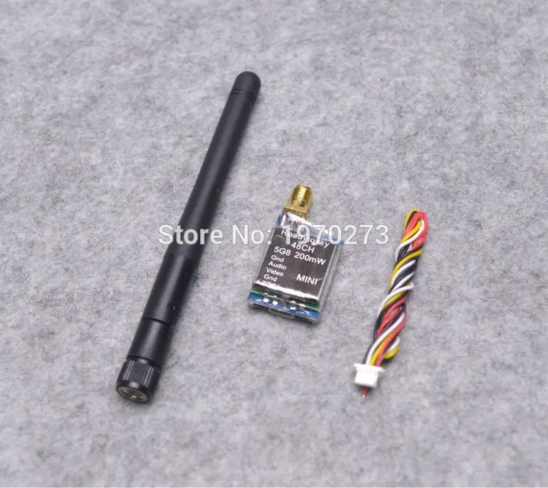 48 Channels Mini FPV TS5823 Tx Only 7.3g 5.8Ghz 48CH 200mW AV Transmitter Module (TX) TS5823 / RP-SMA
48 Channels Mini FPV TS5823 Tx Only 7.3g 5.8Ghz 48CH 200mW AV Transmitter Module (TX) TS5823 / RP-SMA