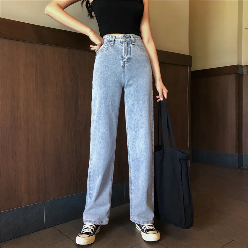 JUJULAND Vintage ladies boyfriend jeans for women high waisted jeans blue casual trousers korean streetwear denim pants 8618
JUJULAND Vintage ladies boyfriend jeans for women high waisted jeans blue casual trousers korean streetwear denim pants 8618