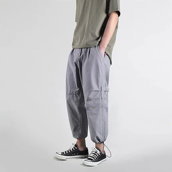 2019 Summer Korean Loose Trend Beam Elastic Band Harlan Solid Color Student Boys Casual Nine Pants Streetwear Hip Hop
2019 Summer Korean Loose Trend Beam Elastic Band Harlan Solid Color Student Boys Casual Nine Pants Streetwear Hip Hop