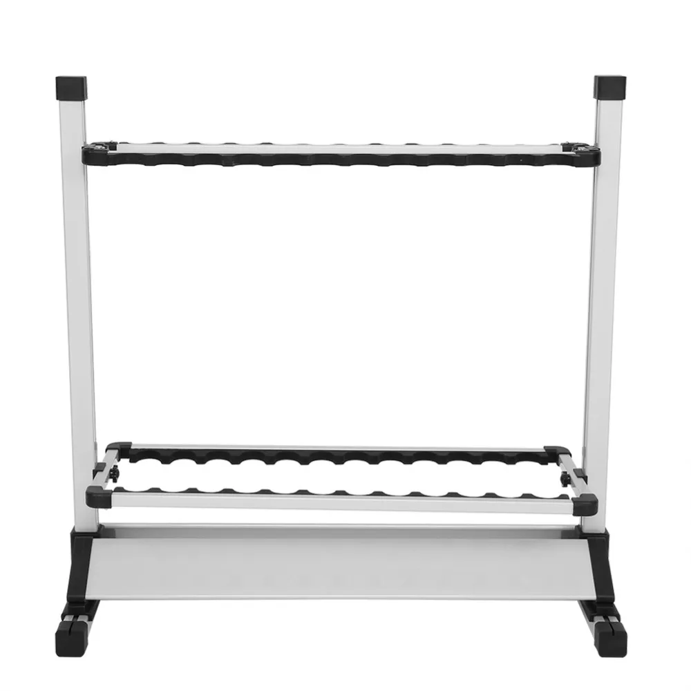 Titanium Alloy 24 Slots Fishing Rods Holder Fishing Stand Display Rod Rack Portable Silver Black Rack
Titanium Alloy 24 Slots Fishing Rods Holder Fishing Stand Display Rod Rack Portable Silver Black Rack