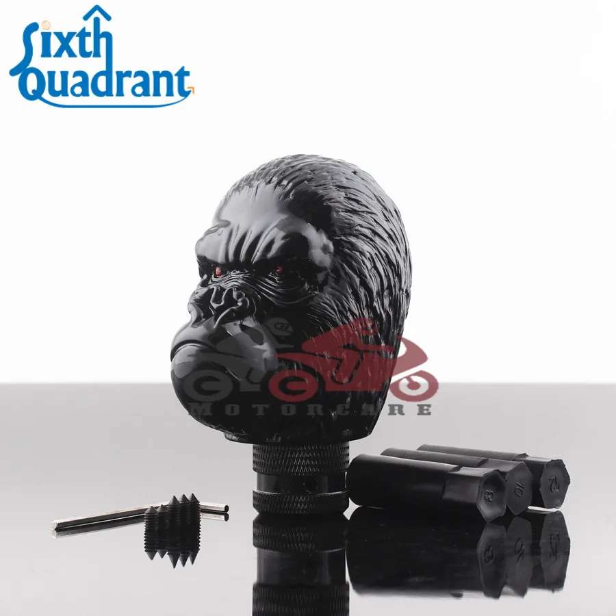 Черная Горилла King Kong Head Стильная универсальная ручка переключения передач
