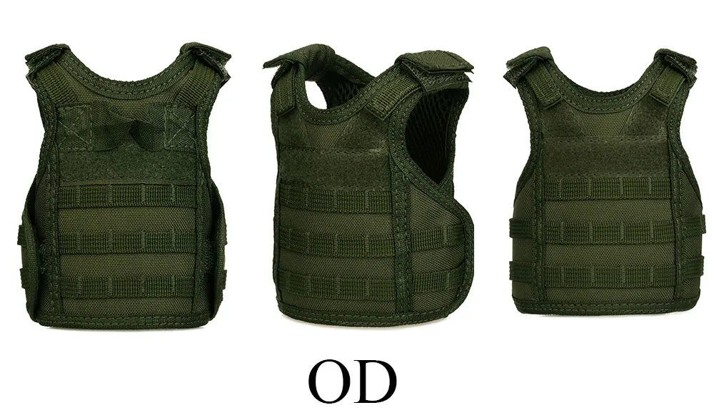 SINAIRSOFT Tactical Premium Beer Military Molle Mini Miniature Hunting Vests Beverage Cooler adjustable shoulder straps LY2074 18