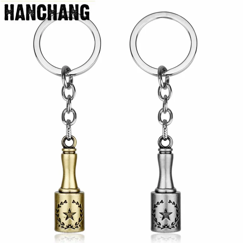 Vintage Keychain Bottle Pendant Creative Men Bag Car Keyring Key Holder Accessories Metal Keyring Jewelry Hip Hop Gift
Vintage Keychain Bottle Pendant Creative Men Bag Car Keyring Key Holder Accessories Metal Keyring Jewelry Hip Hop Gift