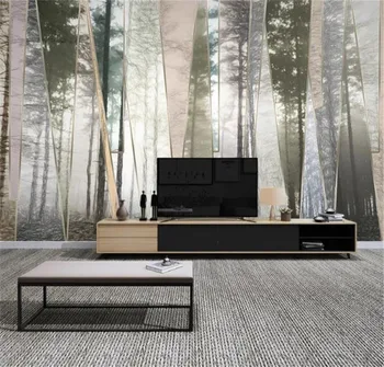 Wallpaper Modern Minimalist Nordic Hand-painted Forest Landscape Geometric Lines Simple TV Background Wall Painting Wall paper
Wallpaper Modern Minimalist Nordic Hand-painted Forest Landscape Geometric Lines Simple TV Background Wall Painting Wall paper