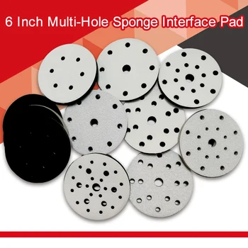 1PCS 6 inch 150mm Sponge Interface Pad Damping Pad for Sander Backing Pad Abrasive tools Accessories Hook and Loop