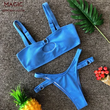 New Arrival Women Sexy Bikini Set Adjustable Hollow Top High Waist Thong Swimsuit Push-Up Brazilian Swimwear Beachwear Blue
New Arrival Women Sexy Bikini Set Adjustable Hollow Top High Waist Thong Swimsuit Push-Up Brazilian Swimwear Beachwear Blue