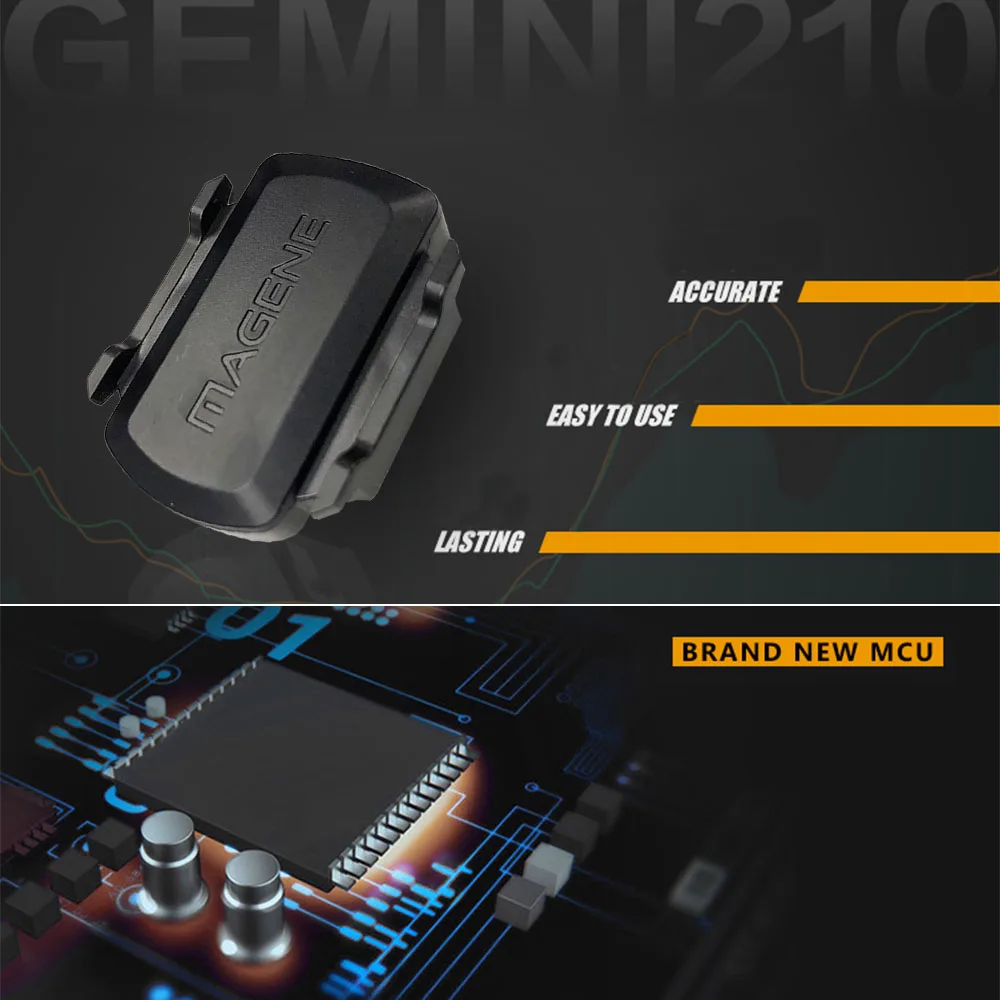MAGENE gemini210/200 Speed Sensor cadence ant+ Bluetooth for Strava garmin bryton bike bicycle computer
MAGENE gemini210/200 Speed Sensor cadence ant+ Bluetooth for Strava garmin bryton bike bicycle computer