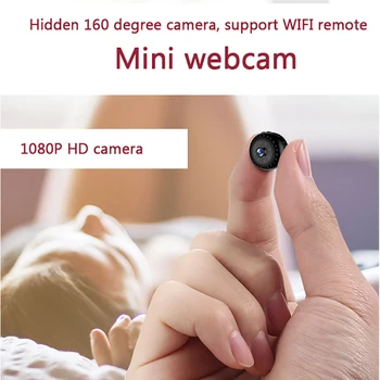 2019 new 1080P HD webcam 160 - degree wide Angle mini cameras support WIFI network night vision remote monitor for Mobile phone
2019 new 1080P HD webcam 160 - degree wide Angle mini cameras support WIFI network night vision remote monitor for Mobile phone